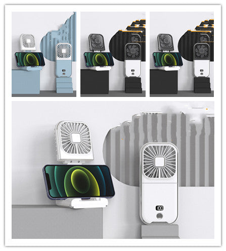 Folding Portable Digital Display Handheld Small Fan.